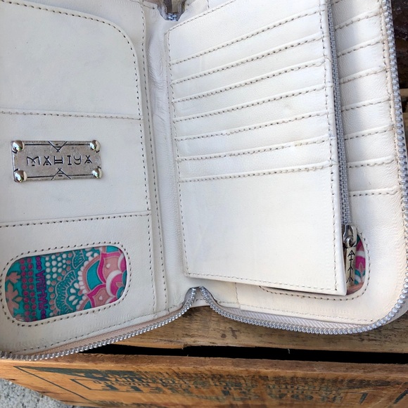 ✨MAHIYA BOHO-GYPSY LEATHER DRIFTER ZIPPER CLUTCH - Picture 5 of 8